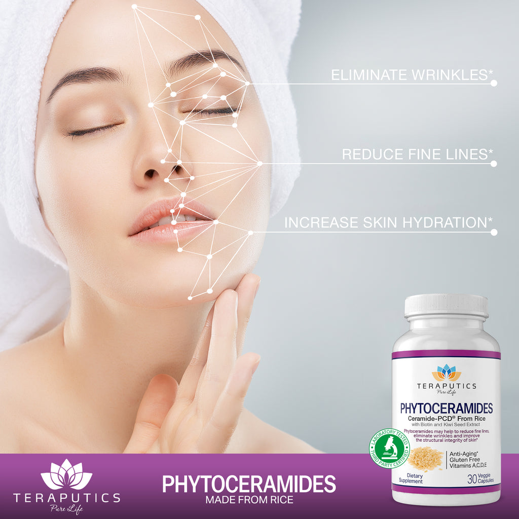 Phytoceramides Made from Rice with Biotin and Kiwi Seed