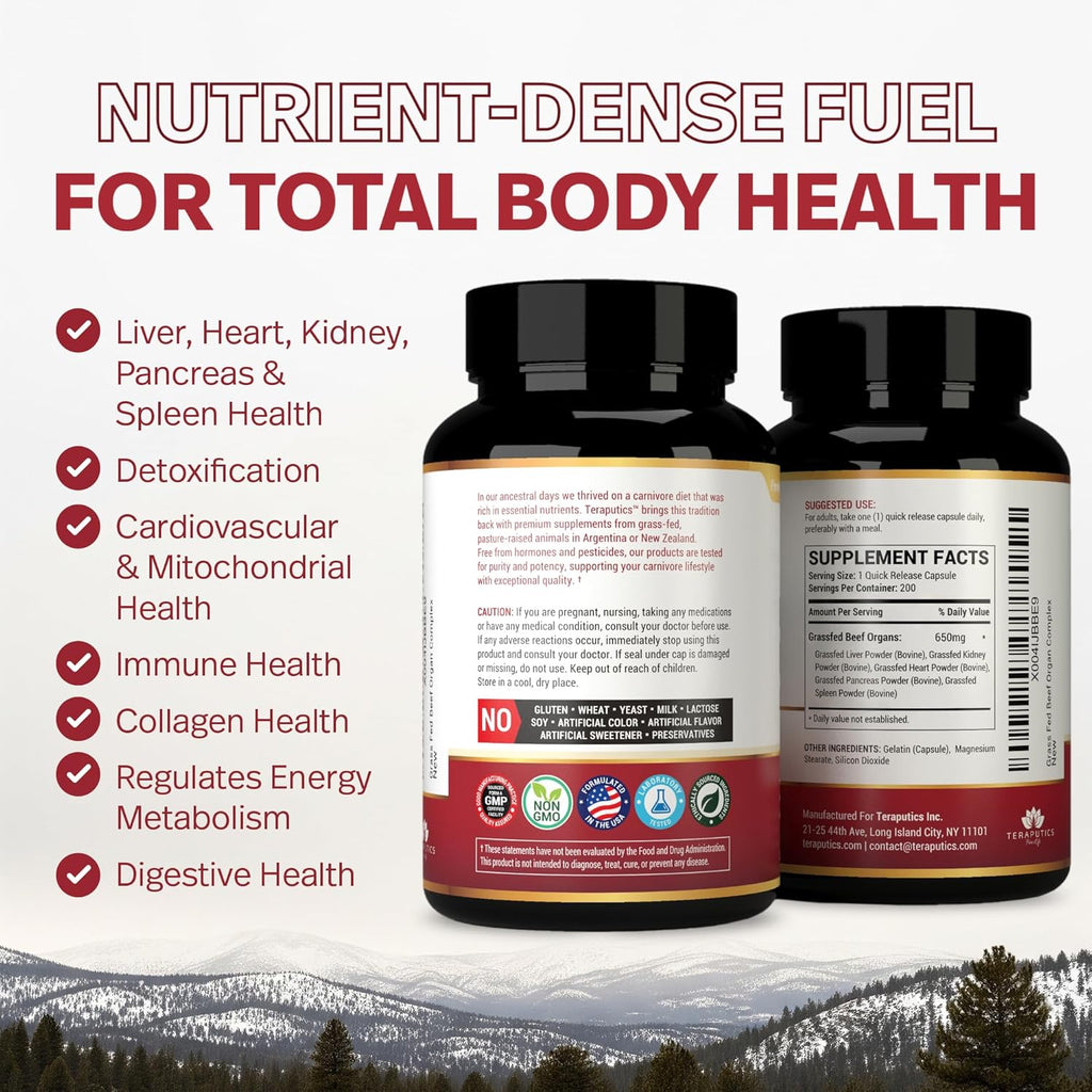 Grass Fed Beef Organ Complex