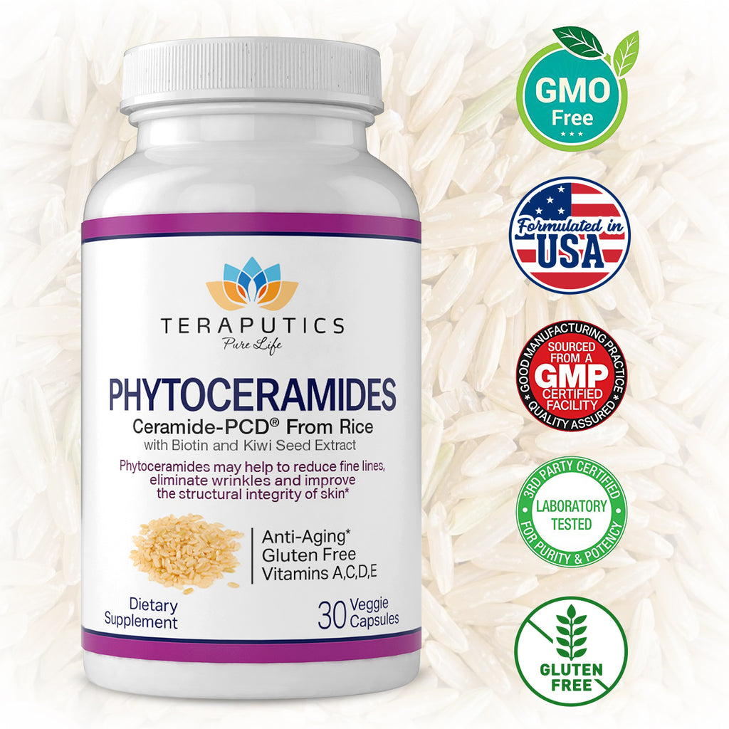 Phytoceramides Made from Rice with Biotin and Kiwi Seed