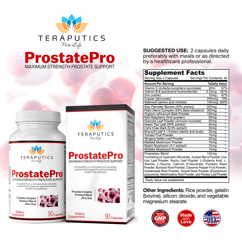 ProstatePro - 33 Premium Ingredients - 930mg, 45 servings